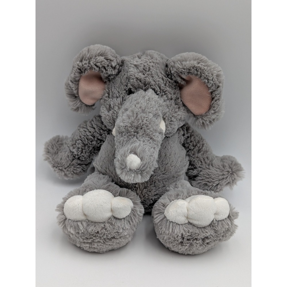 Walmart Gray Elephant‎ Plush Big Feet 12 Inch Stuffed Animal Toy